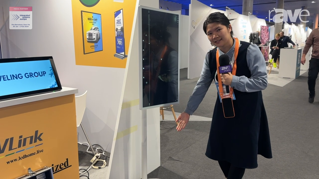 ISE 2024: AVLink Features 32 Inch Portable Rotating Television with ...