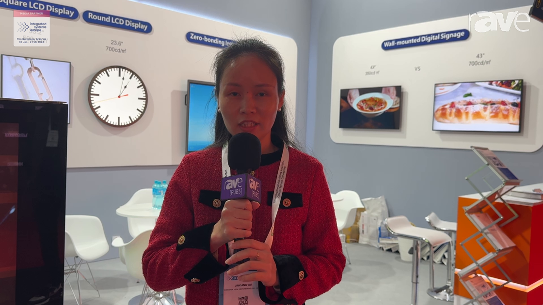 ISE 2024: Shenzhen YODA Views Technology Features 30″ Transparent OLED Wine Cooler Touch Display