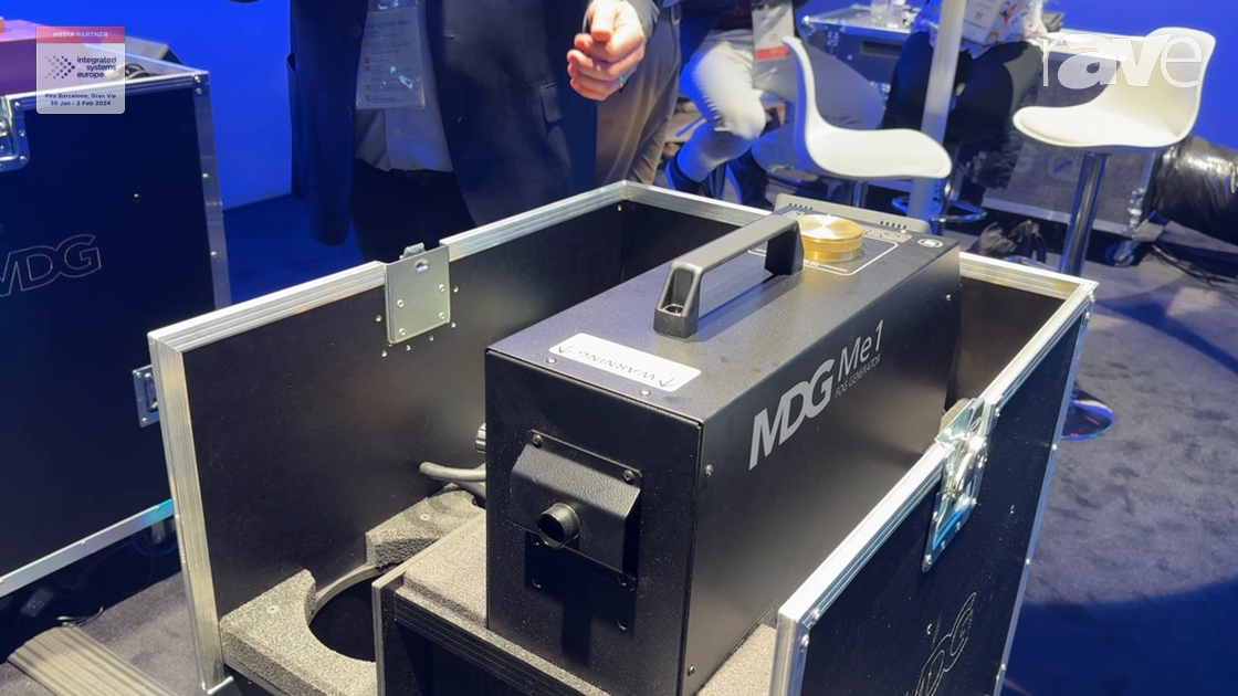 ISE 2024: MDG Fog Generators Showcases Me1 Fog Generator and ATMe Haze Generator
