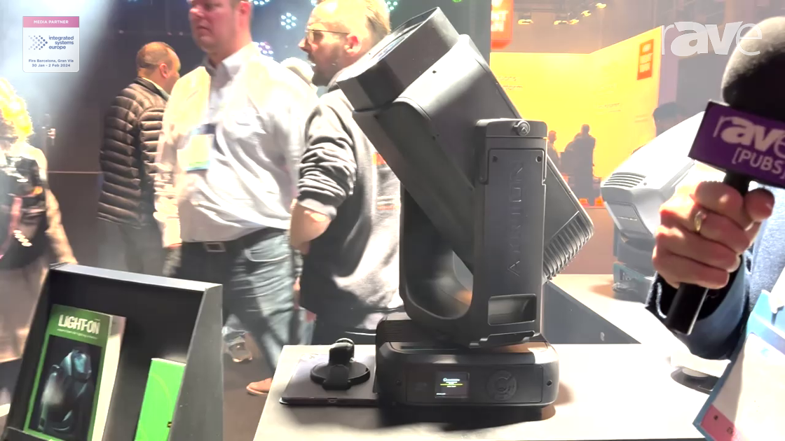 ISE 2024: AYRTON Introduces Rivale Profile IP65 Moving Light with Infinite Pan and Tilt
