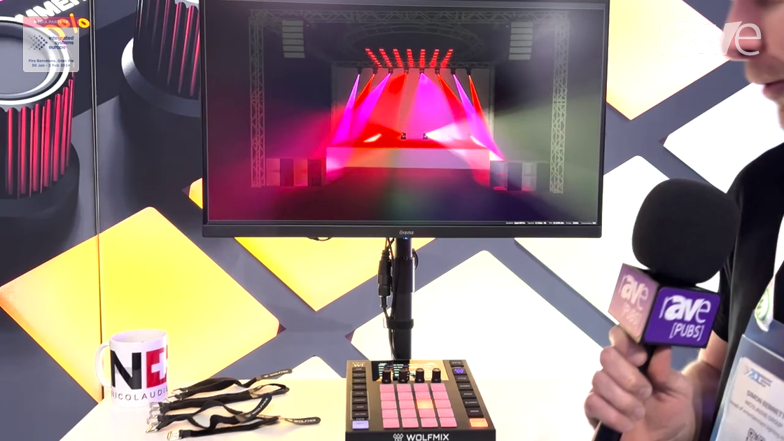 ISE 2024: WOLFMIX Shows W1 MK2 Stand Alone DMX Lighting Controller
