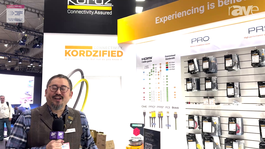 ISE 2024: Kordz Is Now Selling Its Patch Cords in 10-Count Perforated, Tear-Off BeltPaks