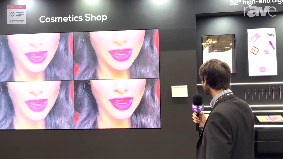 ISE 2024 TCL Features M10 LCD Video Wall Display System rAVe [PUBS]