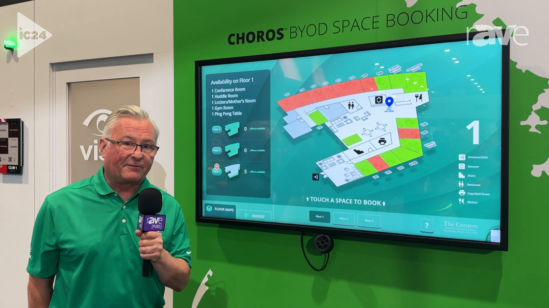 InfoComm 2024: Visix Explains Sustainable Space Management Features in Choros BYOD Space Booking