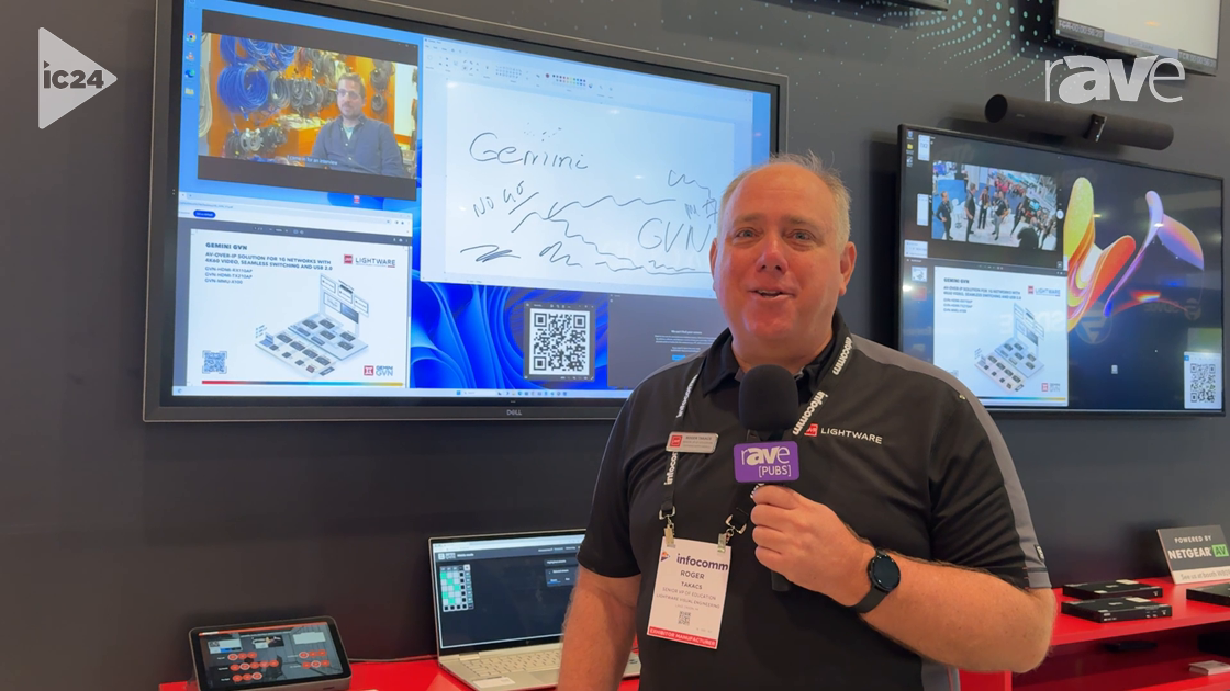 InfoComm 2024: Lightware Intros Gemini GVN AV-over-IP Extender Family and Virtual Matrix System
