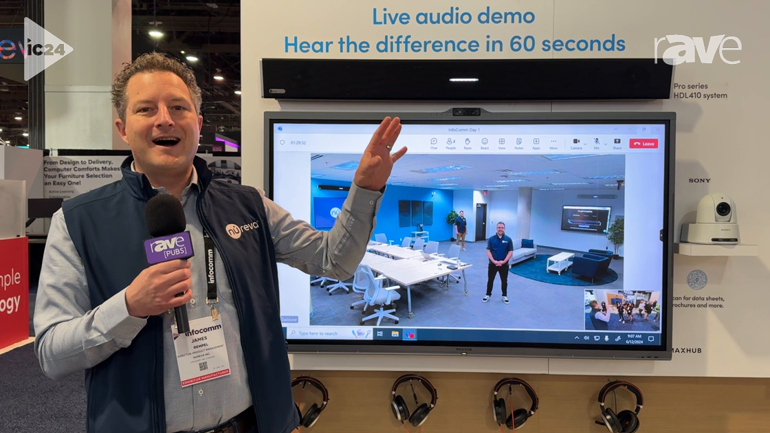 InfoComm 2024: Nureva Demos HDL410 System for Audioconferencing with Camera Integration