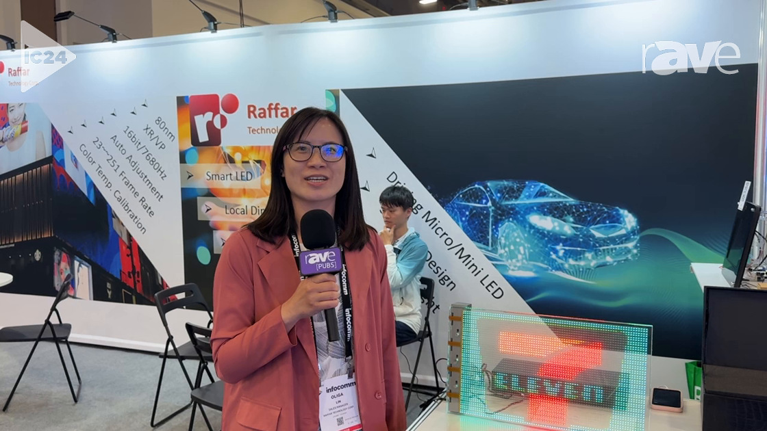 InfoComm 2024: Raffar Technology Corp. Shows Off Transparent Display LED Driver IC