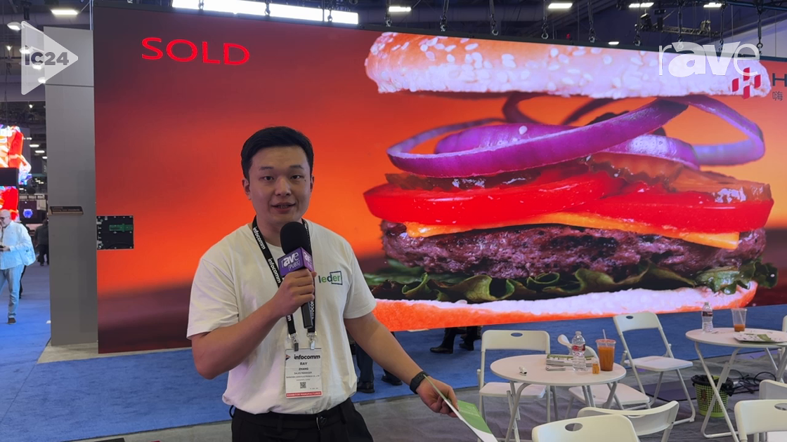 InfoComm 2024: Leder Shows Advance Series of Indoor dvLED Displays In Curved and Column Applications