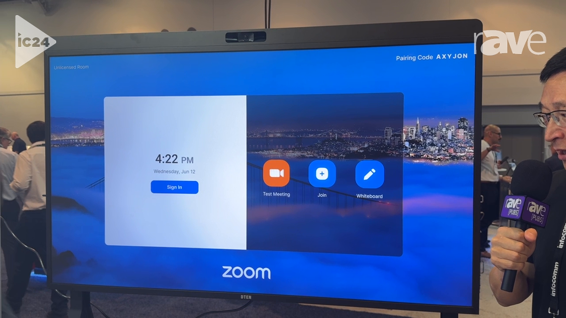 InfoComm 2024: Nuovo Film Inc. Shows 55-Inch Interactive Whiteboard for Conference Rooms