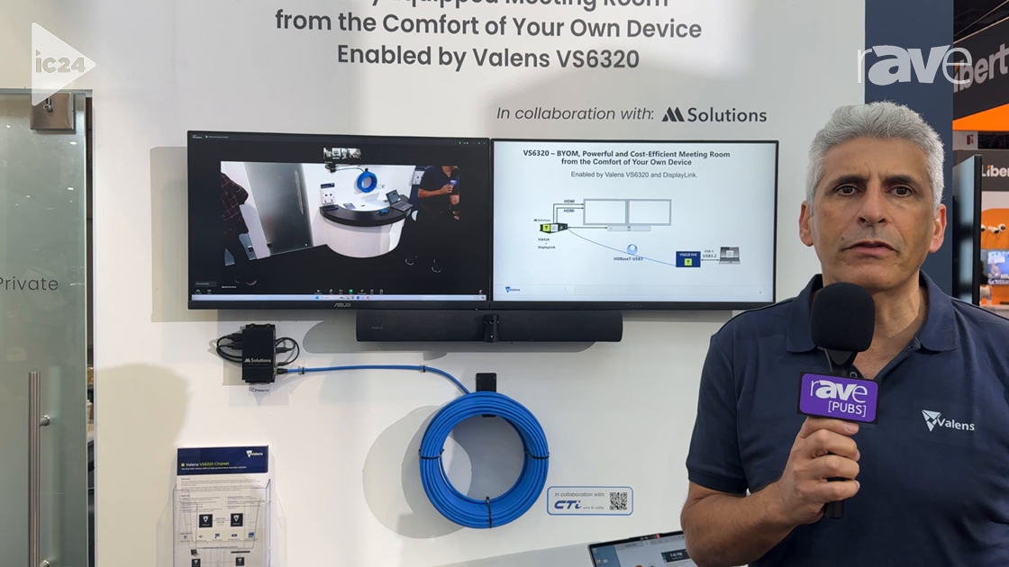 InfoComm 2024: Valens Shows USB3 Extension with DisplayLink for Meeting Rooms at HDBaseT Alliance
