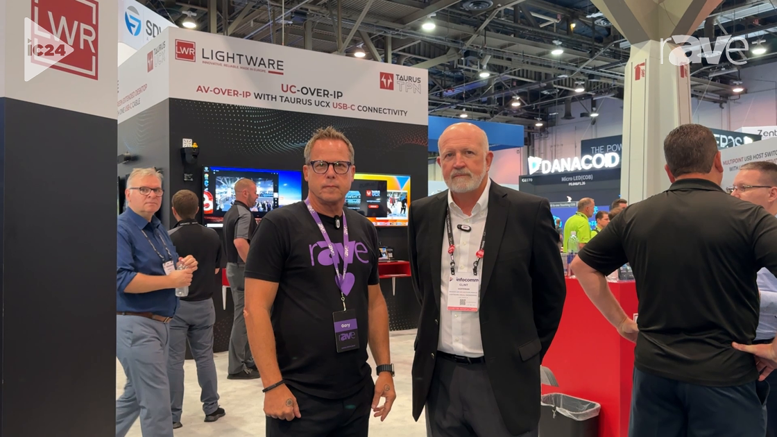 InfoComm 2024: Gary Kayye Gets a Tour of the Lightware Booth from Clint Hoffman