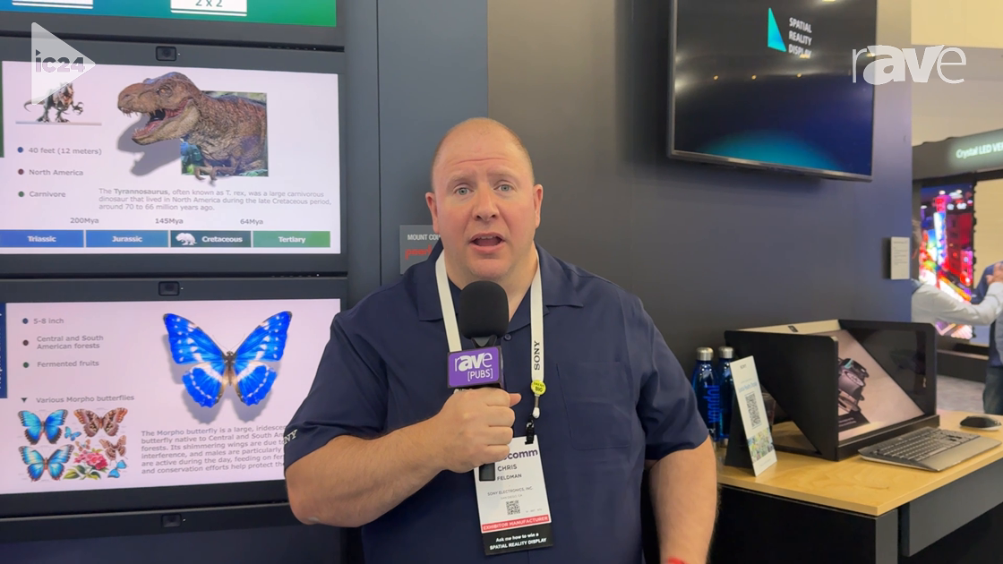 InfoComm 2024: Sony Introduces Spatial Reality Display With Ability to Display 2D and 3D Content