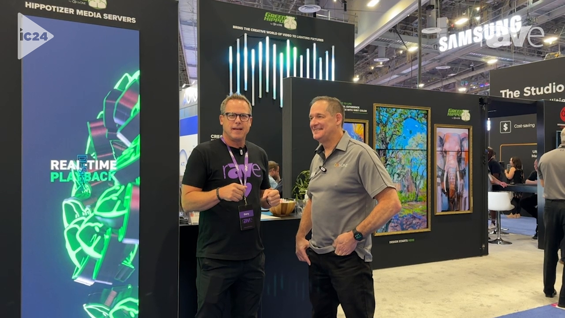 InfoComm 2024: Gary Kayye Interviews Andy Fliss of tvONE About Green Hippo