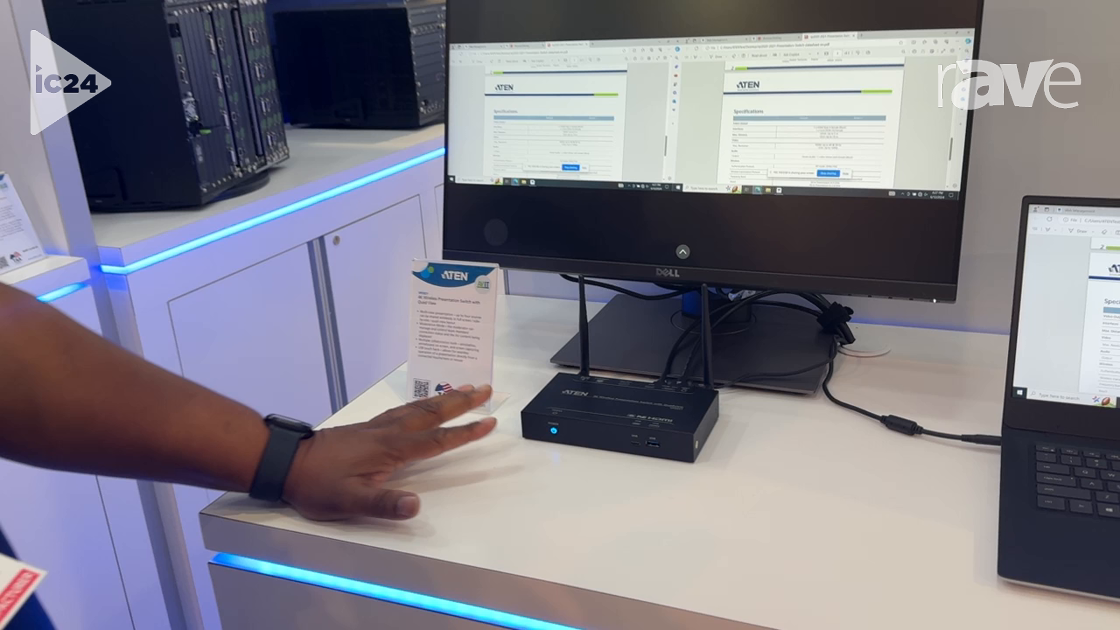 InfoComm 2024: ATEN Presents Wireless Presentation Switch With Quad View for Corporate and Higher ED