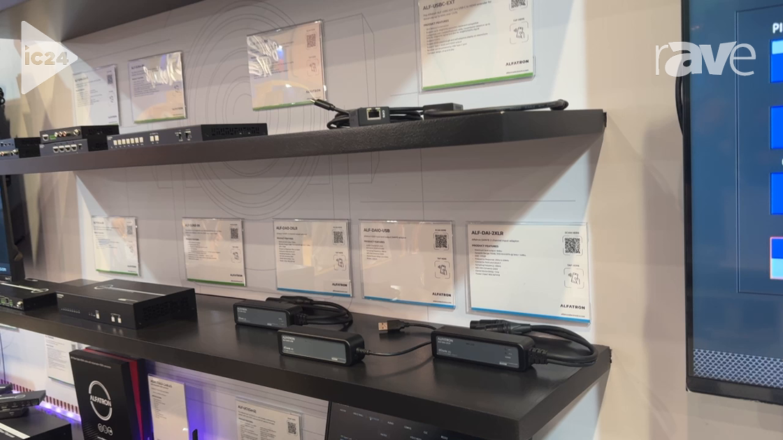 InfoComm 2024: Alfatron Shows Off ALF-DAI-2XLR DANTE 2-Channel Input Audio Adapter