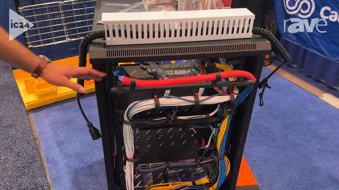 InfoComm 2024: Cable Organizer Shows Off Neatrack Customizable Server Organization System