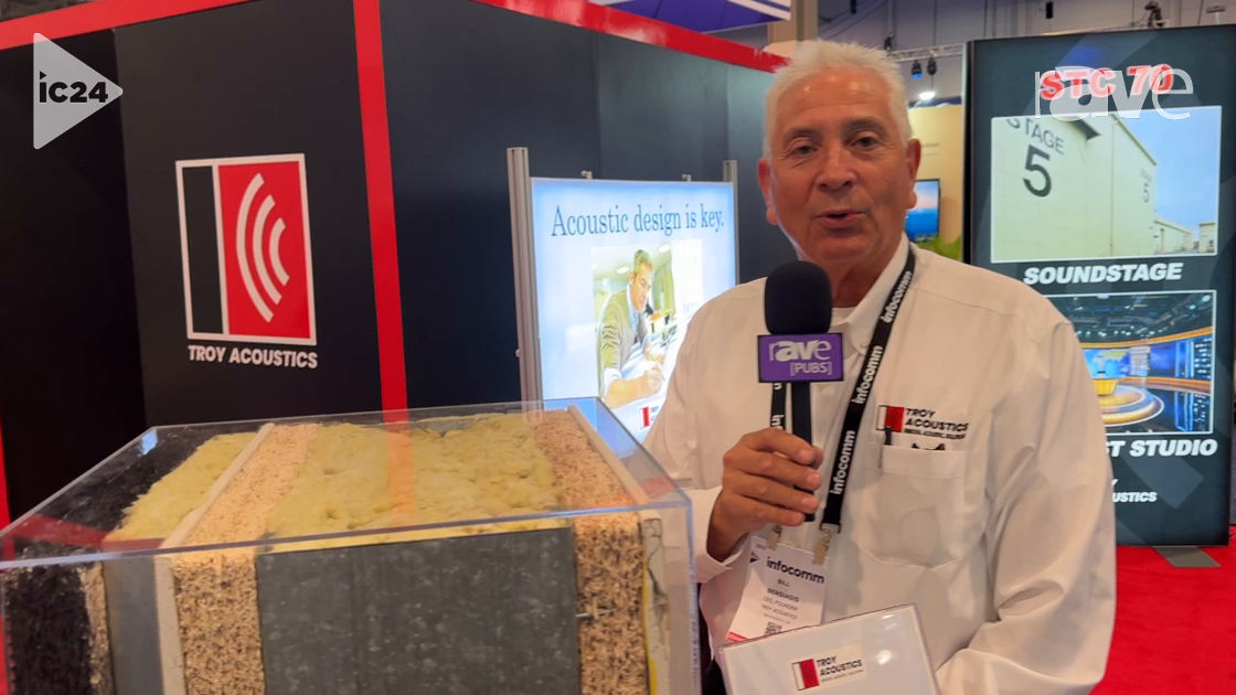 InfoComm 2024: Troy Acoustics Shows Troy System STC 70 Sound Wall System for News Facilities