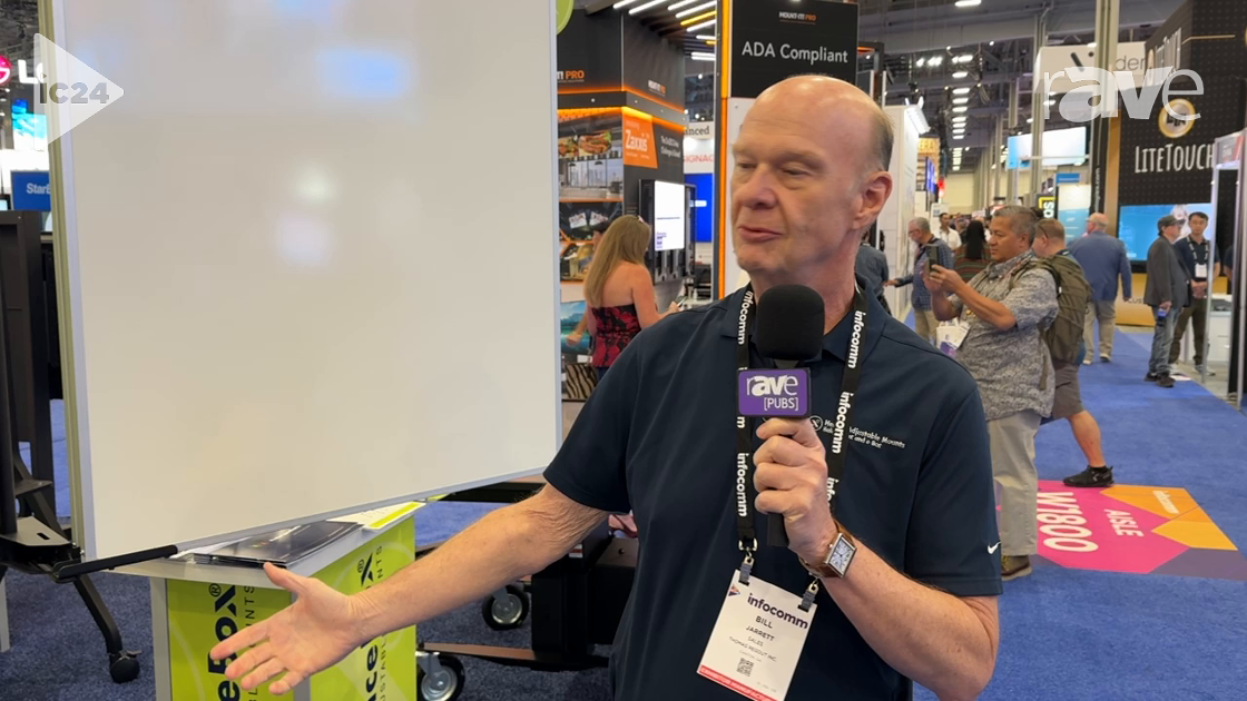 InfoComm 2024: Height Adjustable Mounts Showcases BalanceBox 650 Mount with Winx Whiteboard Solution