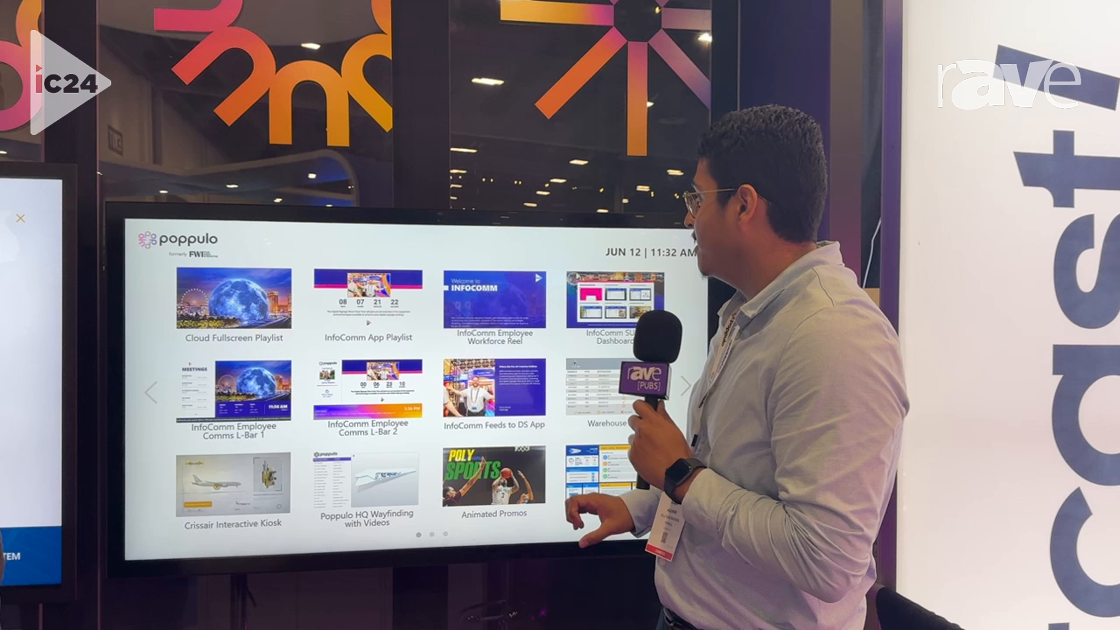 InfoComm 2024: Poppulo Shows Digital Signage Cloud-Based Solution for Employee Communications