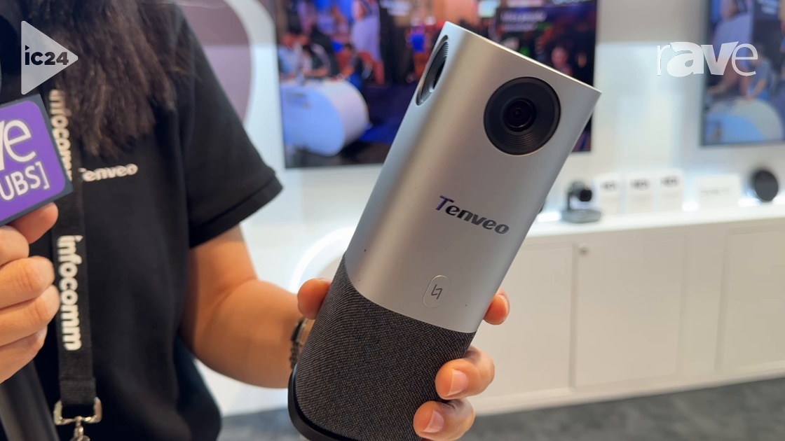 InfoComm 2024: Tenveo Shows Four-Camera CC600 Conferencing Solution With Built-In Mic and Speaker