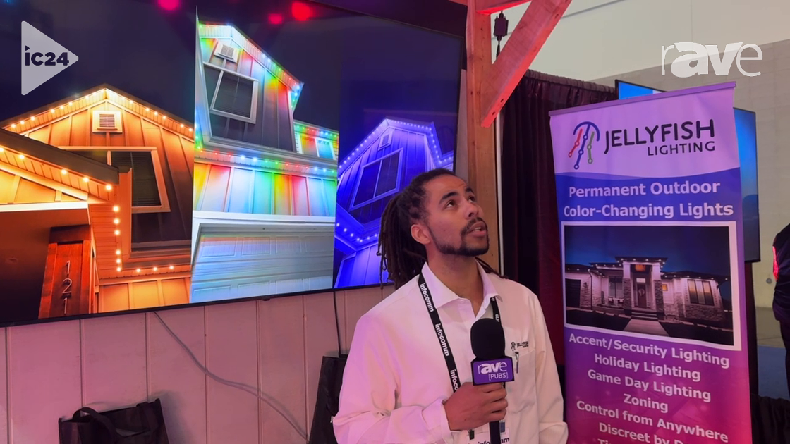 InfoComm 2024: JellyFish Lighting Shows Patio Lights With Individually Addressable Bulbs