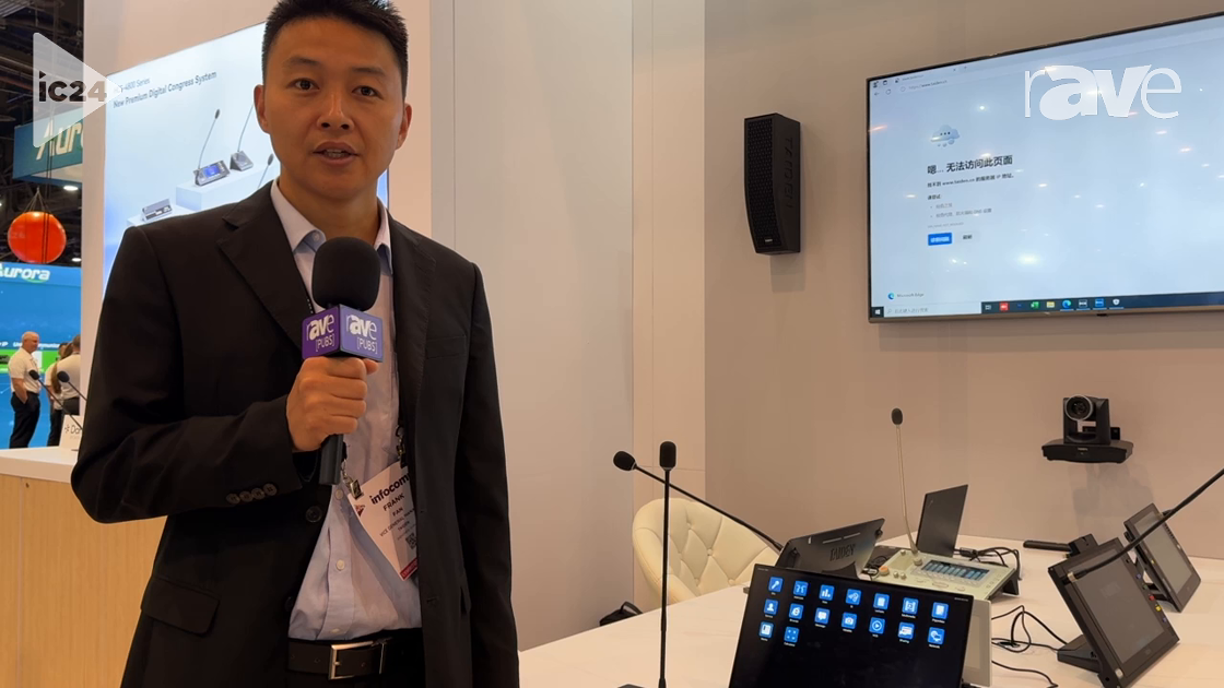 InfoComm 2024: TAIDEN Showcases HCS-8679 Multimedia Congress Terminal with Retractable Design