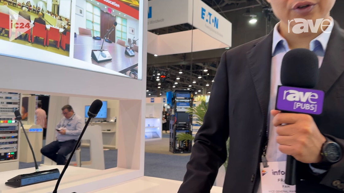 InfoComm 2024: TAIDEN Shows HCS-5390 Digital IR Wireless Conference Microphone