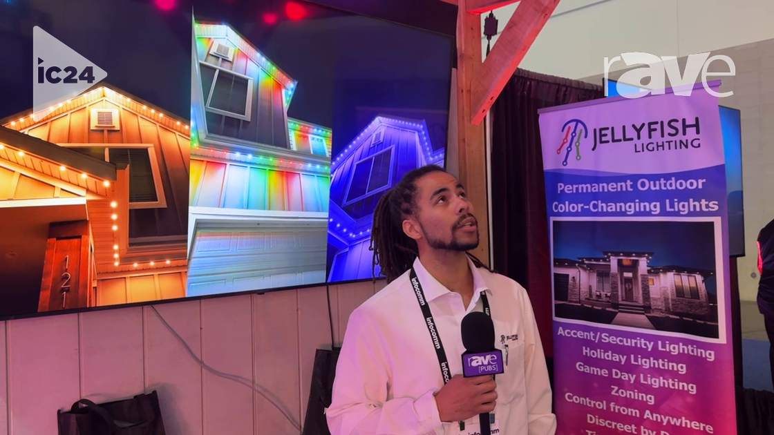 InfoComm 2024: Jellyfish Lighting Shows Patio Lighting With Individually Addressable Bulbs