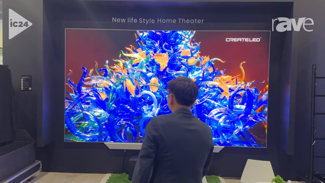 InfoComm 2024: CreateLED Shows The Lifestyle Cinema, 4K UHD Next-Gen Micro LED Home Theatre
