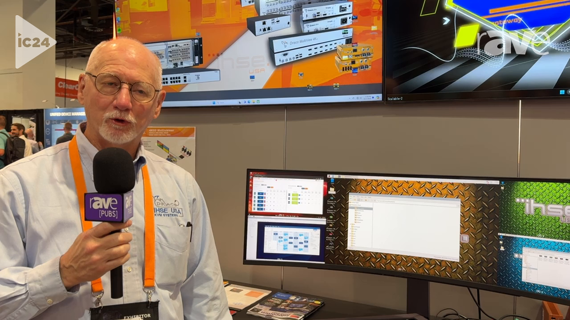 InfoComm 2024: IHSE USA Shows Scalableline, Allowing Multiple Displays on a Single Widescreen Area