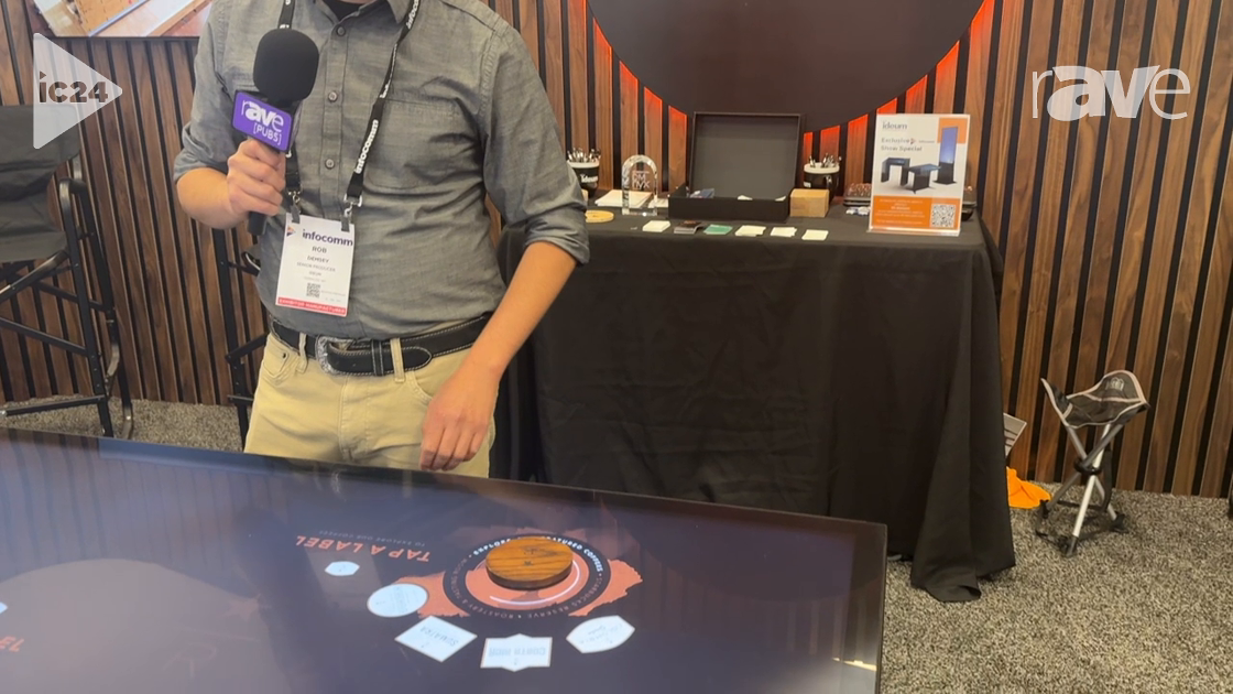 InfoComm 2024: Ideum Showcases 55″ Platform II Smart Touch Table with Tempered Glass Overlay