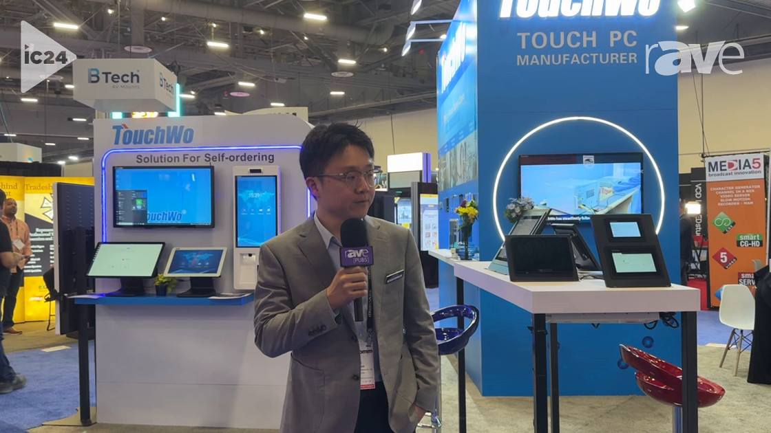 InfoComm 2024: TouchWo Explains Company Offerings of Touch PCs, Touch Monitors and Touch Kiosks