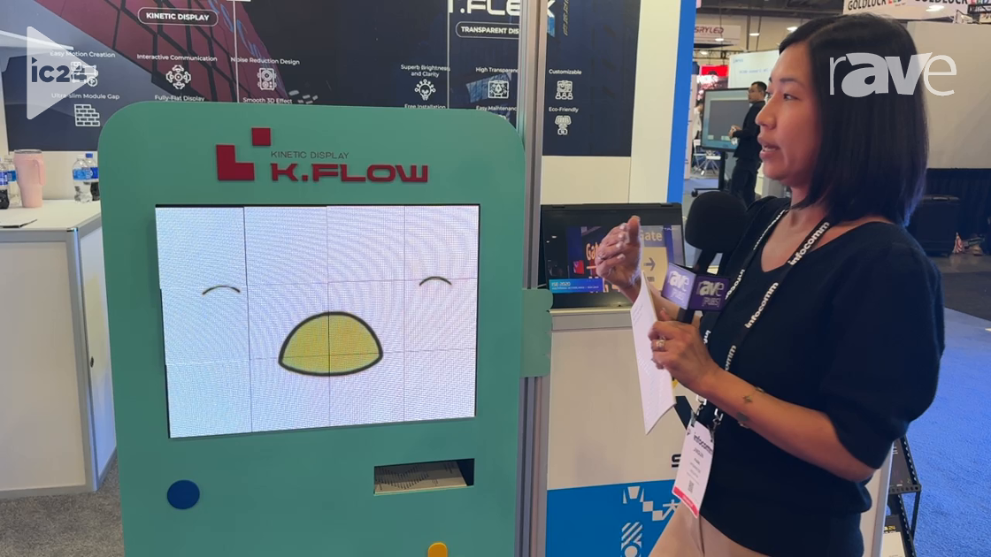InfoComm 2024: J.Solution Shows Off Multi-Panel K.Flow Kinetic Movable Display