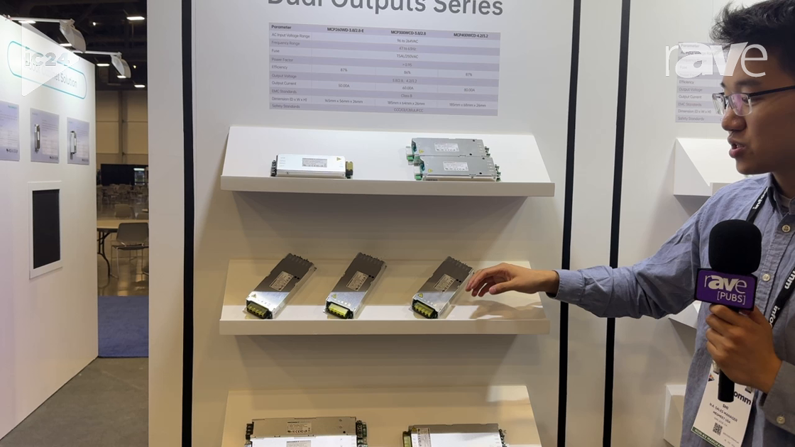 InfoComm 2024: MEGMEET Presents Energy-Saving Dual Output Power Supply Series