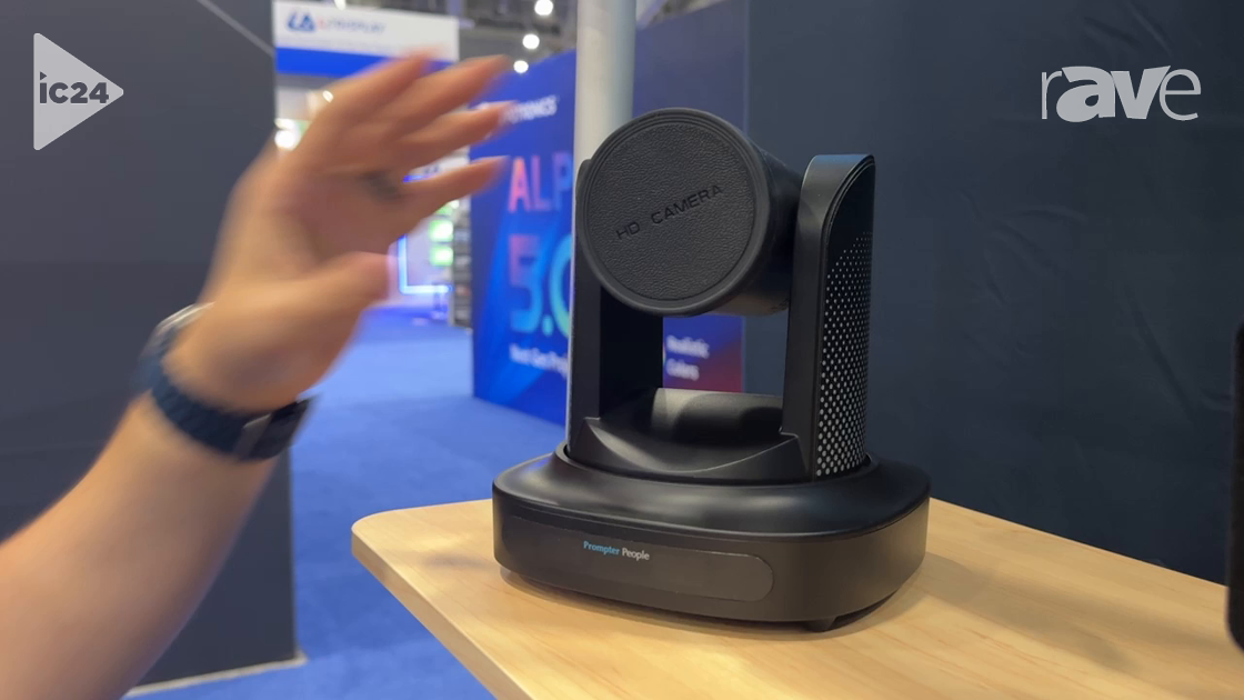 InfoComm 2024: Prompter People Introduces Line of 4K Mountable PTZ Cameras