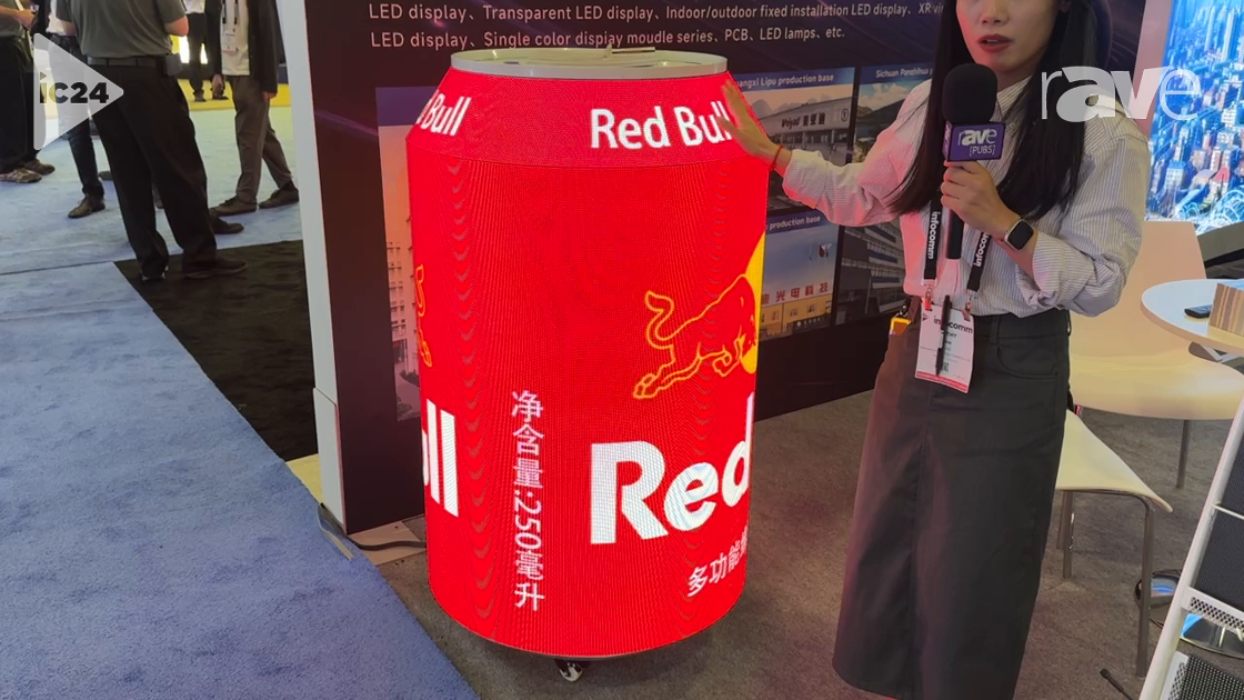 InfoComm 2024: Shenzhen Meiyad Highlights Customizable P2.0 dvLED Display as Pop Can Advertisement