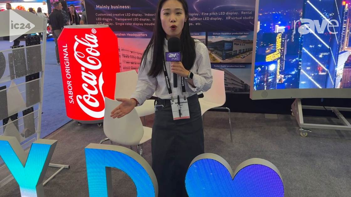 InfoComm 2024: Shenzhen Meiyad Shows Customizable Indoor P2.5 dvLED Display in Custom Letter Shapes