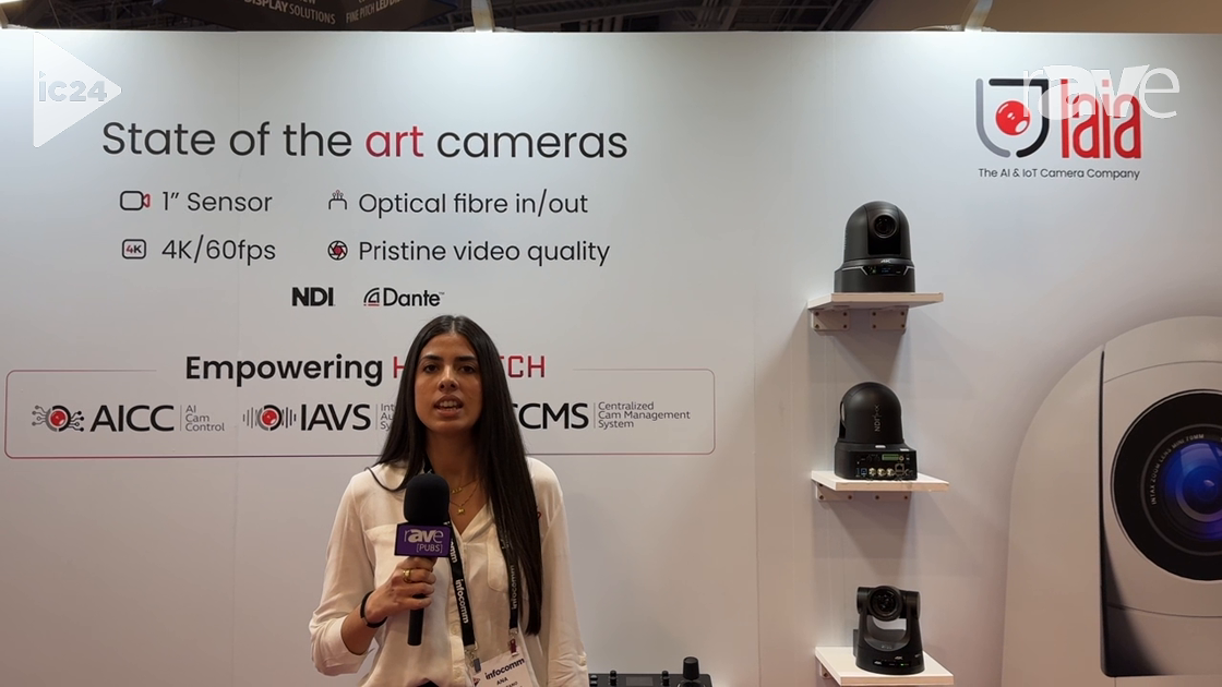 InfoComm 2024: Laia Launches PTZ Broadcaster Cameras in 4K with 1.8″ Sensors