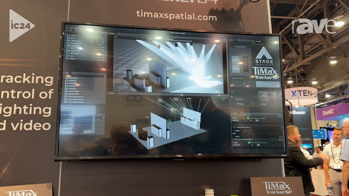 InfoComm 2024: Stage Precision Demos SP Smart Lighting Software With Data from TiMax Tracker