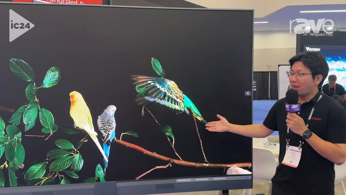 InfoComm 2024: Vistech Technology Shows COB Iris All-In-One (108″) dvLED With Smooth Touch Function