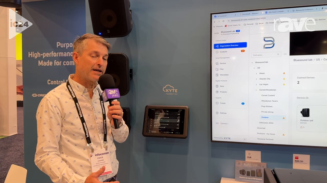 InfoComm 2024: Bluesound Intros Cloud Management Powered by Xyte, Allowing Remote Device Management