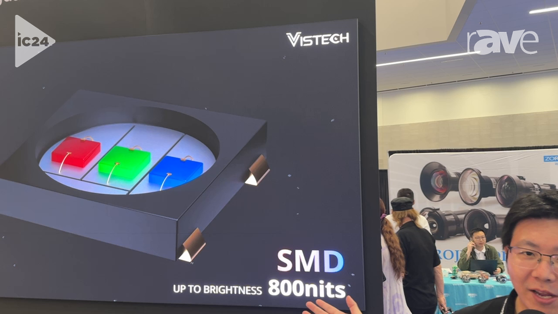InfoComm 2024: Vistech Technology Shows 55″ Vanguard Full HD dvLED Display With Quick Installation
