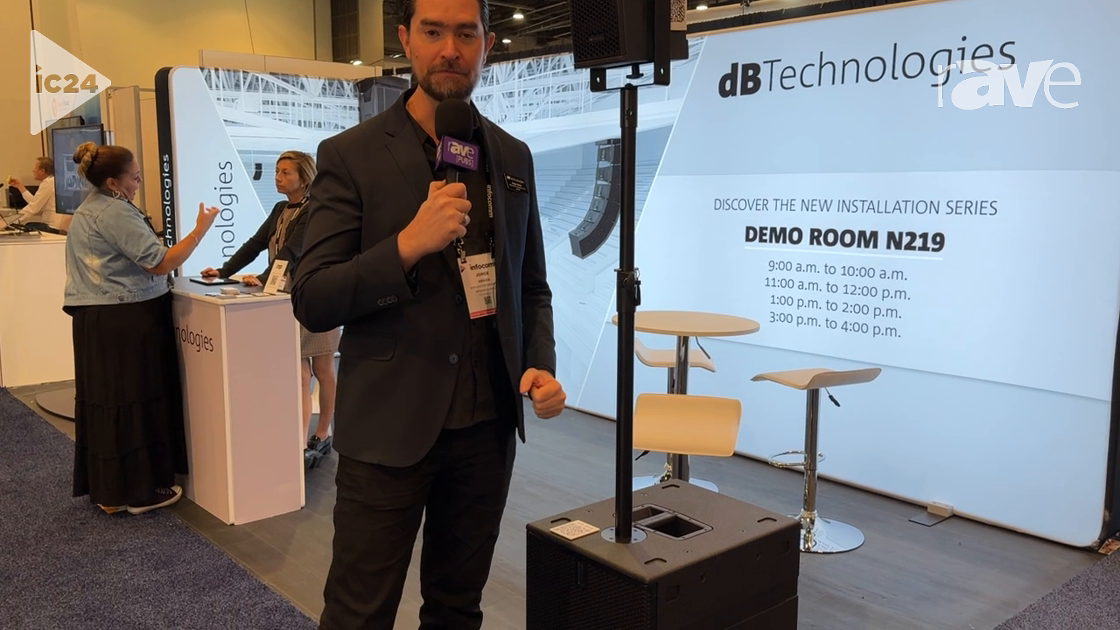 InfoComm 2024: dB Technologies Shows VIO X115, Perfect for Small Places and Easy Network Connection