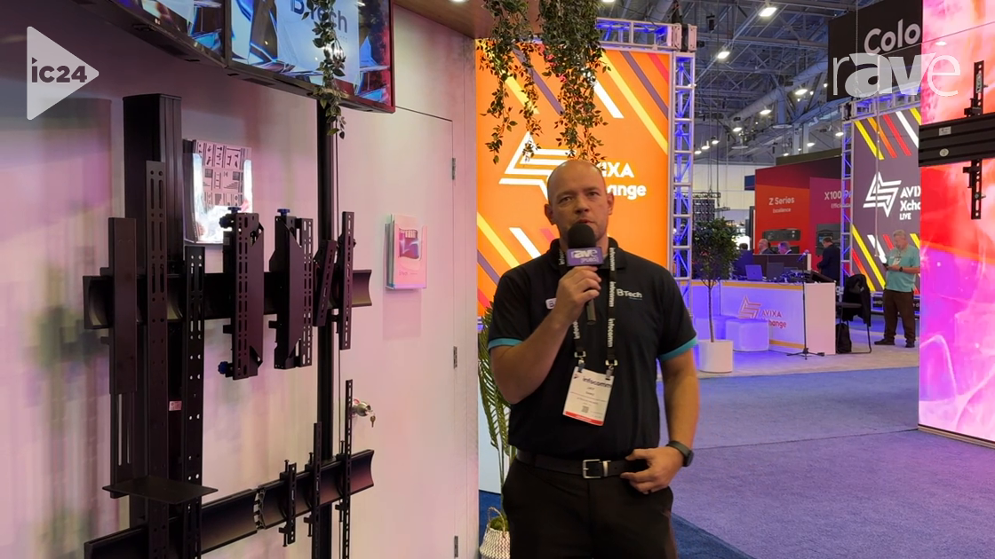 InfoComm 2024: B-Tech AV Mounts Demonstrates Modular Mounting System X for Digital Signage