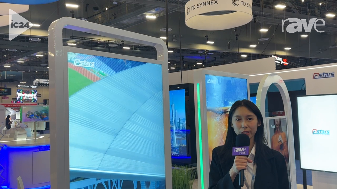 InfoComm 2024: RC Stars Showcases 55″ Freestanding Display Kiosk With 12-Hour Battery Life