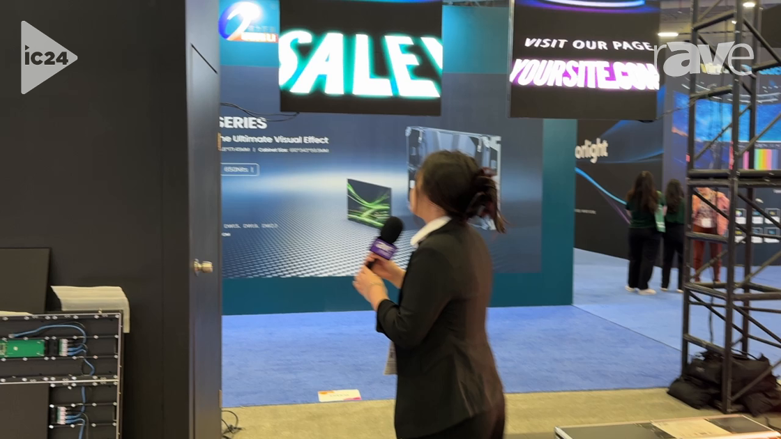 InfoComm 2024: Shenzhen SRYLED Photoelectric Showcases Hanging dvLED Screen for Advertising
