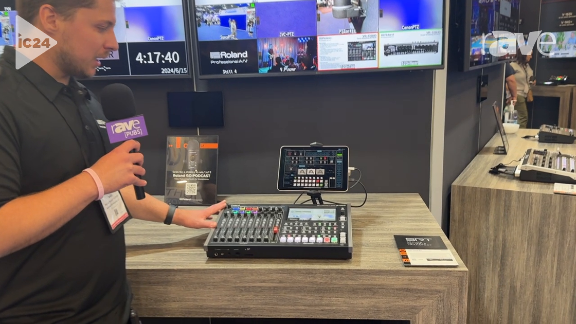 InfoComm 2024: Roland Highlights VR-120HD Direct Streaming Audio and Video Mixer