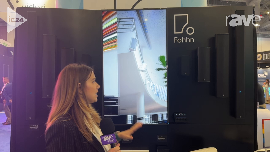 InfoComm 2024: Stirling Communications Supply Co. Intros Fohhn Beam Steering Speakers