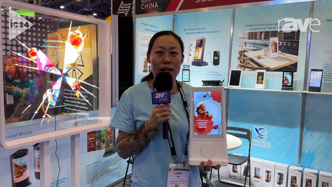 InfoComm 2024: Shenzhen Friday Originality Technology Shows Tabletop LCD Advertising Display