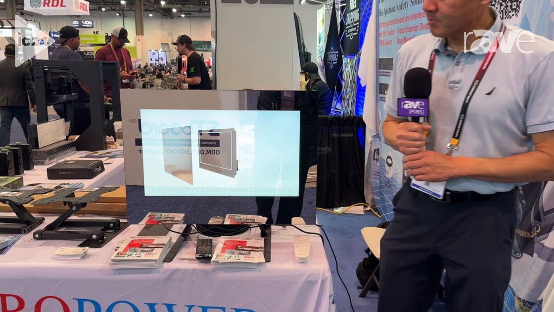 InfoComm 2024: ParallelAV Showcases Waterproof Mirror Smart TV for Bathrooms and Saunas